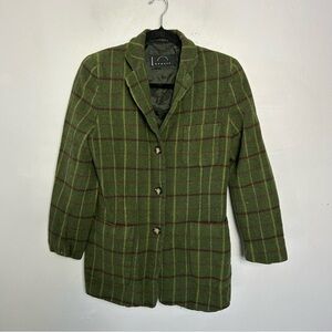Bogner Green Plaid Jacket